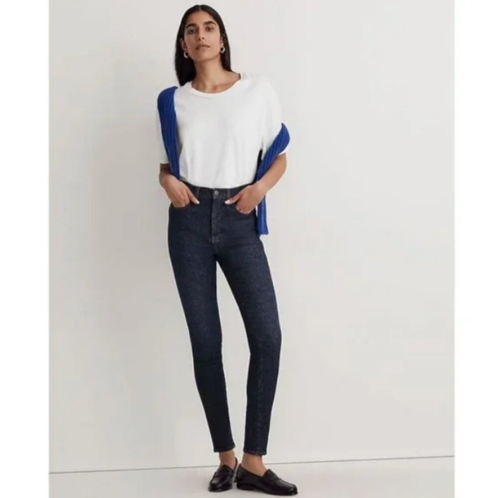 NWT Madewell 10" High-Rise Skinny Dark Wash Jeans 23